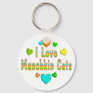 Love Munchkin Cats Sleutelhanger