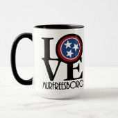 LOVE Murfreesboro 15oz Café Mug (Gauche)