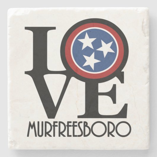 LOVE Murfreesboro Stone Onderzetter (Voorkant)