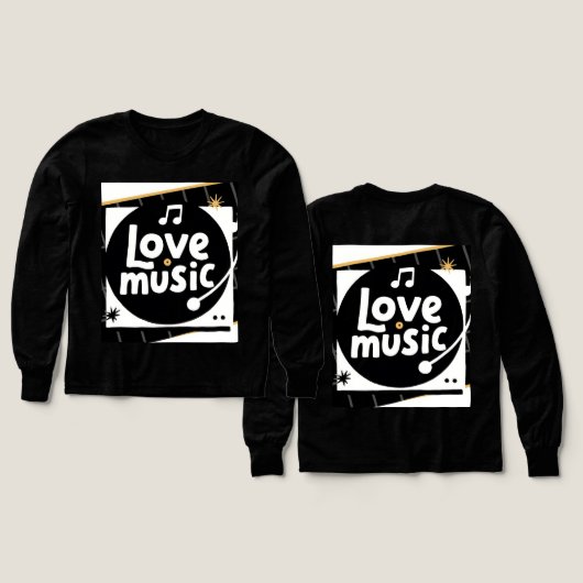Love Music (Motif recto et verso)