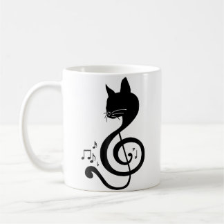 Love Music Cat Music Note Musical Note Pianist Pia Koffiemok