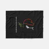 Love Music Fleece Blanket (Voorkant (Horizontaal))