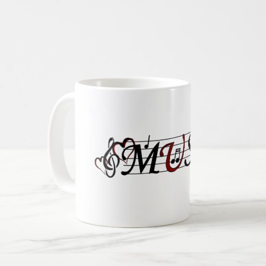 Love Music Mok (Voorkant links)