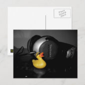"Love Music" Rubber Duck Briefkaart (Voorkant / Achterkant)