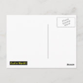 "Love Music" Rubber Duck Briefkaart (Achterkant)