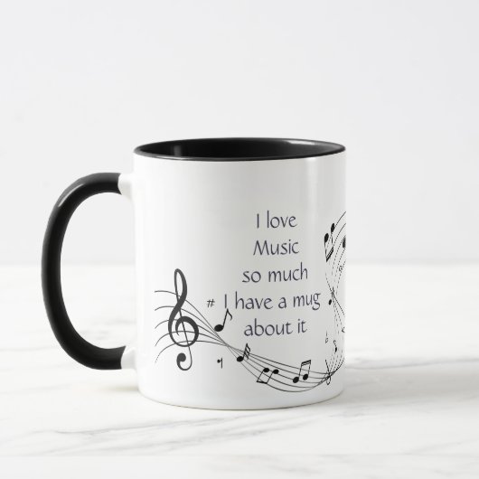 Love Music So Much Fun Quote Saying Mug Mok (Links)