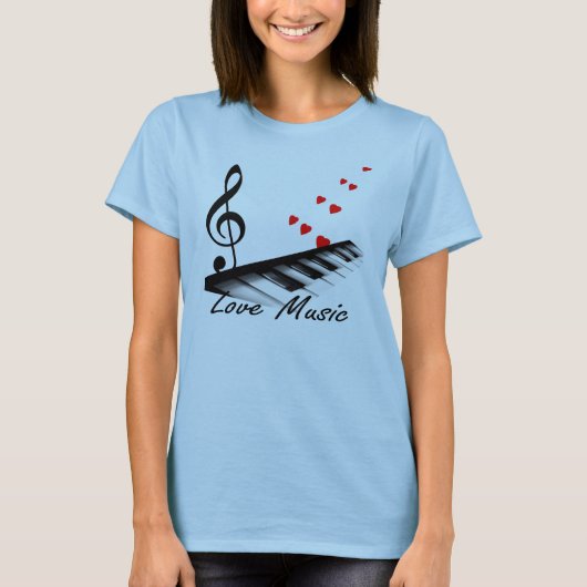 Love Music T-shirt (Voorkant)