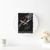 Love Music Wall Clock Grote Klok (Huis)