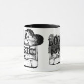 Love musique 4 Vintage Mug (Centre)