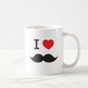 Love Mustache mok
