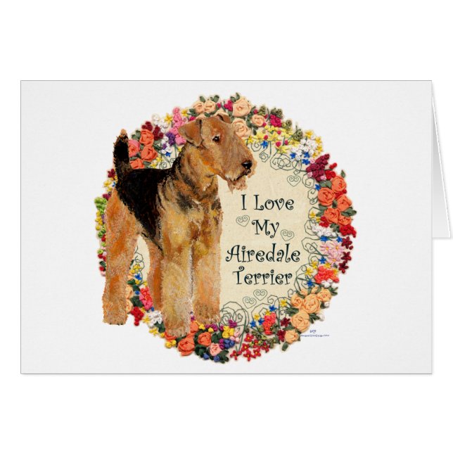 Love my airedale (Devant horizontal)