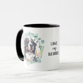 Love My Berner Wreath Coffee Mug (Devant gauche)