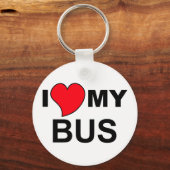Love My Bus Sleutelhanger (Voorkant)