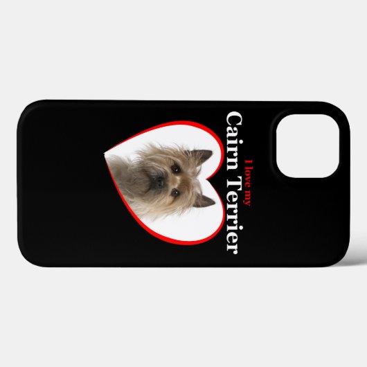 Love My Cairn Terrier coque iphone (Verso (horizontal))