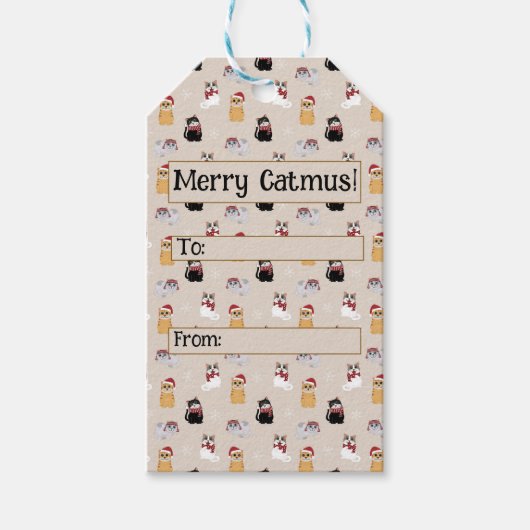 Love my cat cadeaulabel (Voorkant)