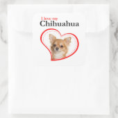 Love My Chihuahua Stickers (Sac)