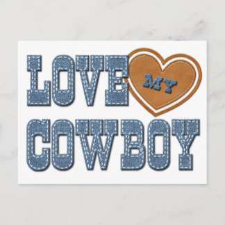 Love My Cowboy Briefkaart
