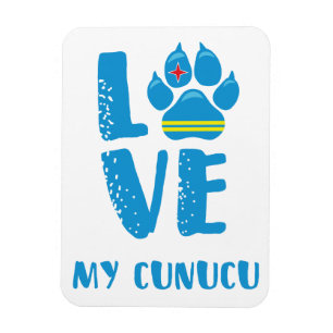LOVE MY CUNUCU (Blauwe letters) - Magneet