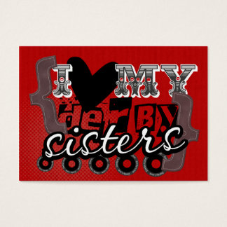 Love My Derby Sisters Mini Cartes Note
