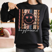 Love My Girlfriend Sweatshirt, Sweatshirt positif