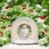 Love My Granny Watercolor Flower Wreath  Foto (Noël)