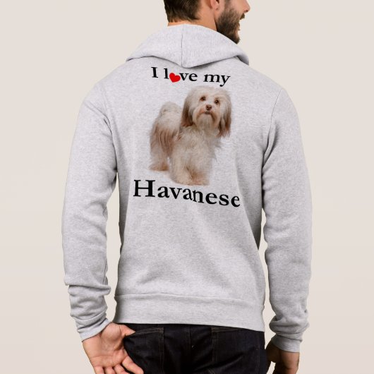 Love My Havanese Hoodie (Achterkant)