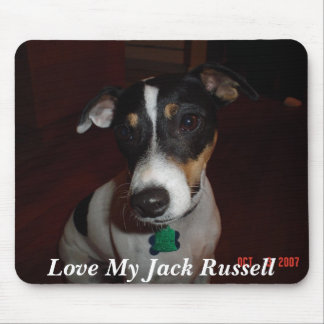 Love My Jack Russell Muismat