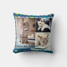 Love My Katten Pas 3 foto's Cat Print aan