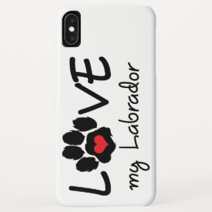 Love My Labrador iPhone XS Max Hoesje