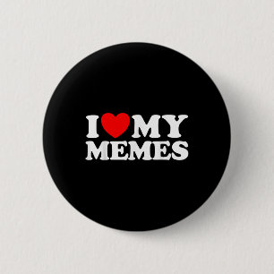 Love My Memes Funny Meme Creator Online Ronde Button 5,7 Cm