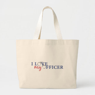 Love My Officer Grote Tote Bag