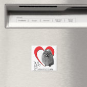 Love My Pomeranian Magneet (Insitu (Vaatwasser))