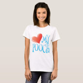 Love My Pooch T-shirt (Voorkant volledig)