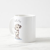 Love My Pup Mug – Cute Dog Illustration with Maroo (Devant gauche)