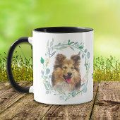 Love My Sheltie Wreath Coffee Mug