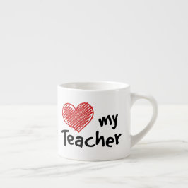 Love My Teacher Espresso Kop