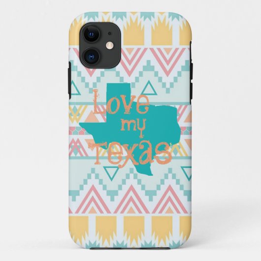Love My Texas Phone Case (Achterkant)