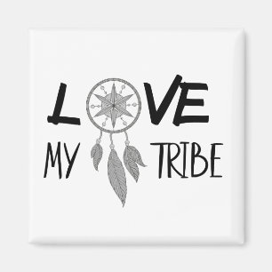 Love My Tribe Friends Gift Magneet