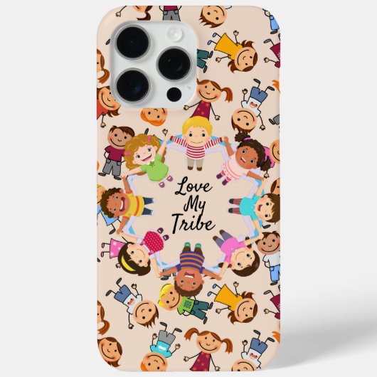 Love My Tribe Hoesje iPhone Case (Achterkant)
