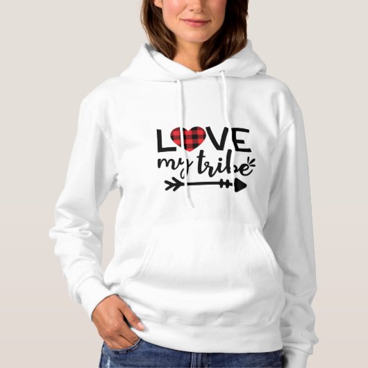 Love My Tribe Sweatshirt Sweat - shirt à capuche (Devant)