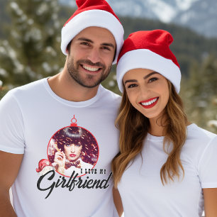 Love My Vriendin Christmas Ornament Trendy Foto T-shirt