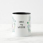 Love My Westie Wreath Coffee Mug (Centre)