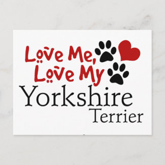 Love My Yorkshire Terrier Briefkaart
