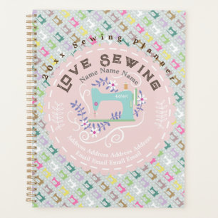 Love Naaimachine Pastel Roze Planner