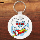 Love Nani Kinder Airplane Sleutelhanger (Voorkant)