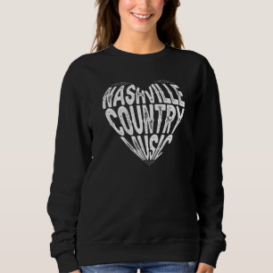 Love Nashville Tennessee Country Music Guitar Play Trui