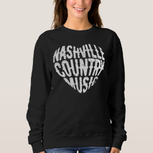 Love Nashville Tennessee Country Music Guitar Play Trui