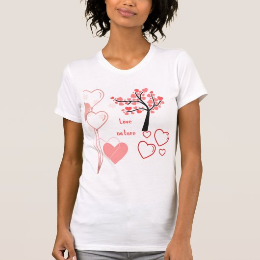 LOVE NATUUR DESIGN T-SHIRT (Voorkant)