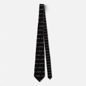 Love Necktie Stropdas (Voorkant)