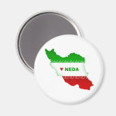Love Neda Magneet (Voorkant / Achterkant)